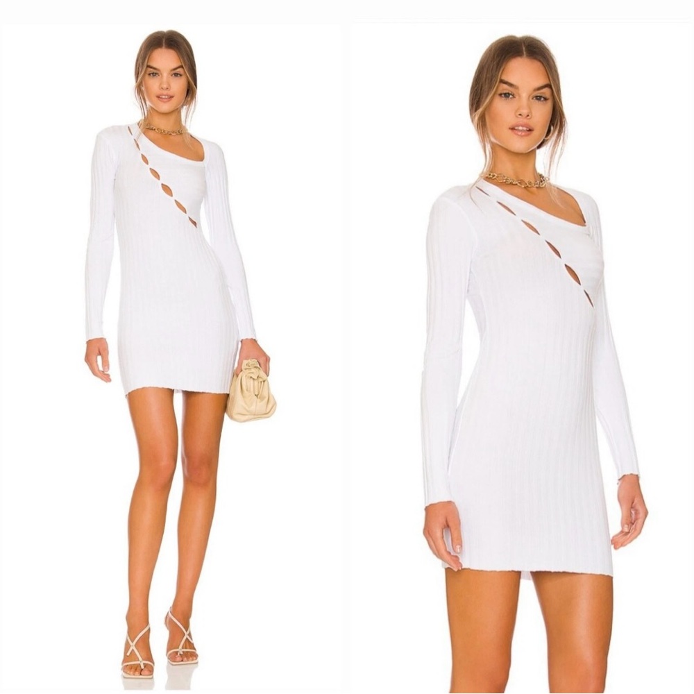 Cotton Citizen Capri Cut Out Dress in White XS NWT